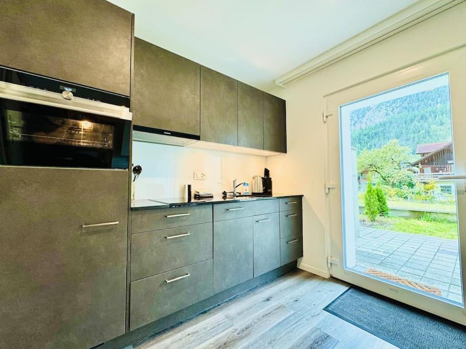 Cute & Cozy Oasis, Private Afternoon Sun Terrace Apartment Кандерстег Екстериор снимка